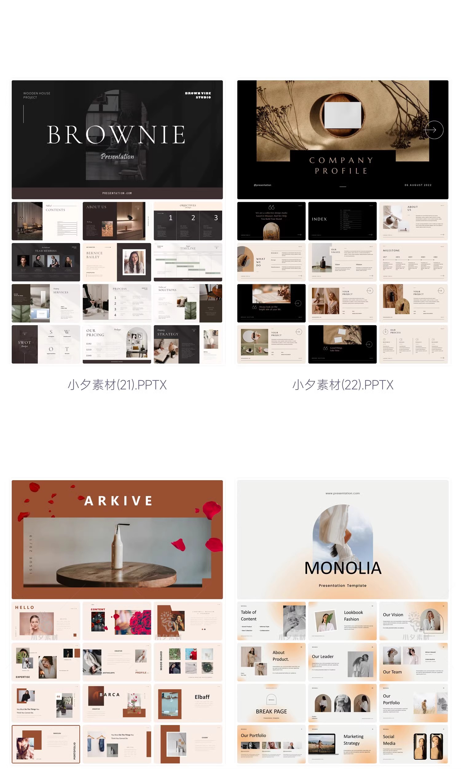 图片[7]-高级极简艺术简约图文排版求职面试介绍作品集画册ppt模板素材-大怪兽分享