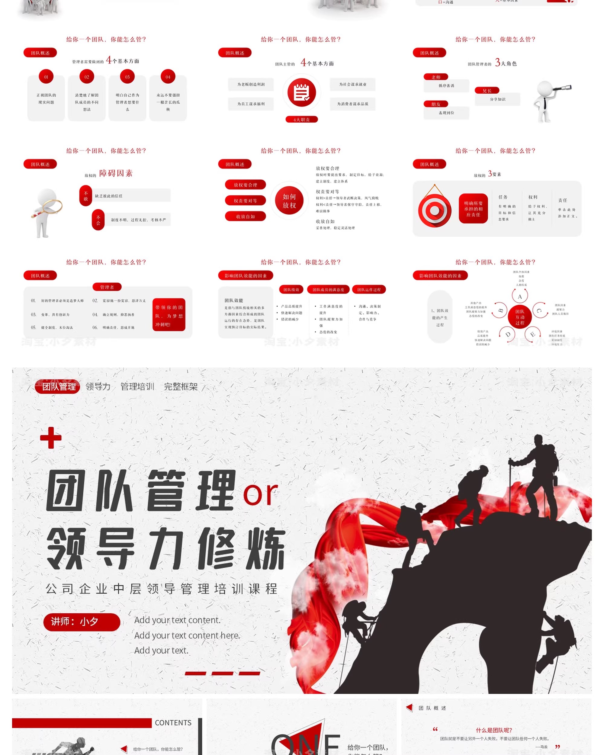 图片[9]-企业公司团队合作团队建设管理工作领导力培训经验分享课PPT模板-大怪兽分享