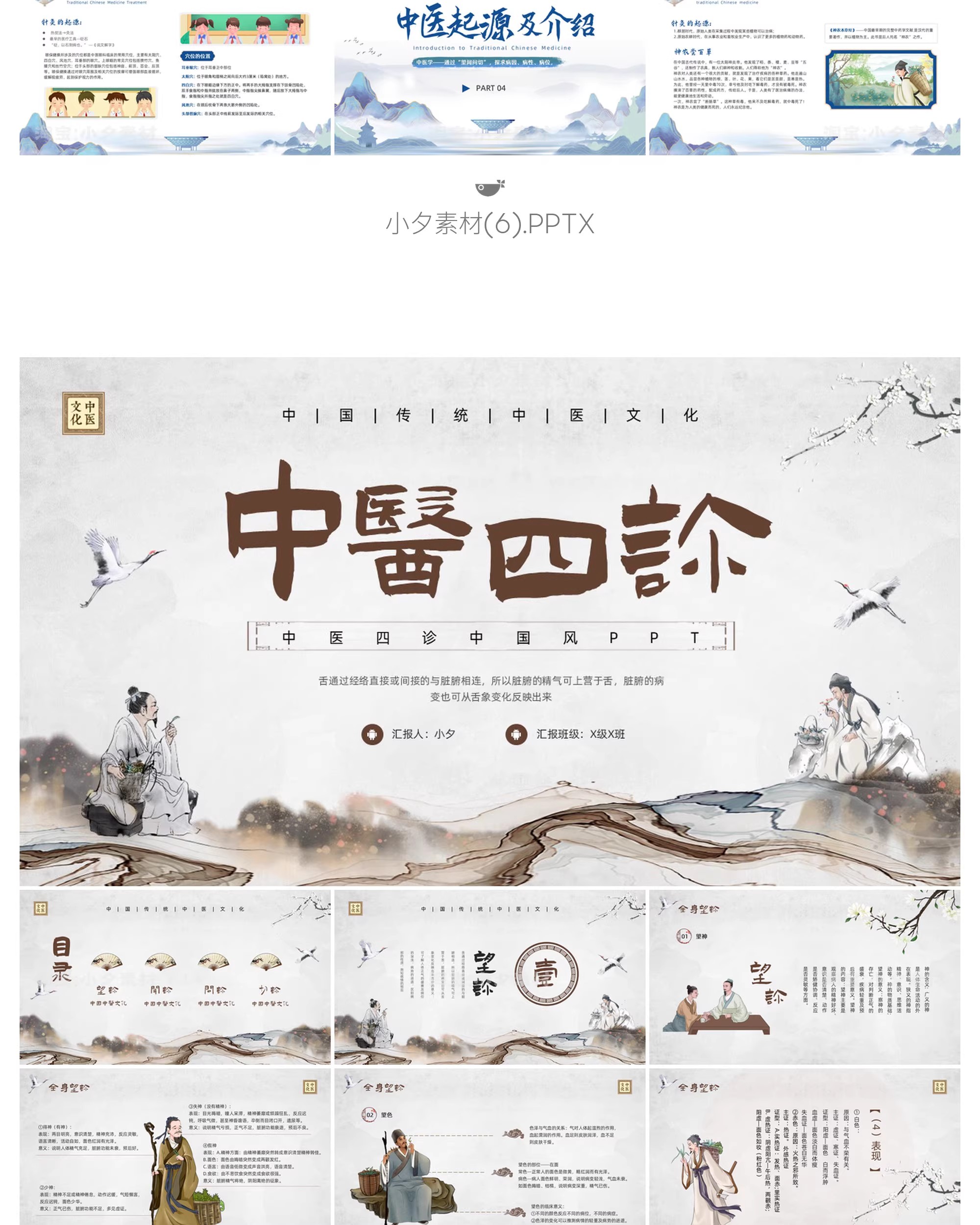 图片[9]-中国传统文化中医药草药养生培训知识文化宣传讲座说课件PPT模板-大怪兽分享