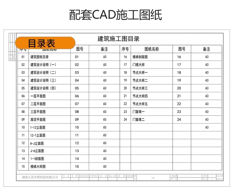 图片[94]-新自建房别墅房屋设计二层三层半小户型效果建筑农村CAD施工图纸-大怪兽分享