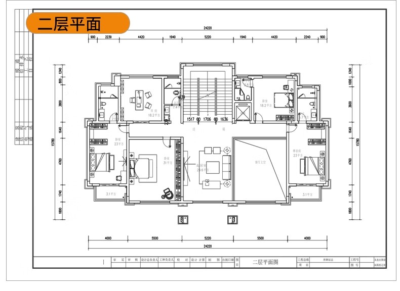 图片[96]-新自建房别墅房屋设计二层三层半小户型效果建筑农村CAD施工图纸-大怪兽分享