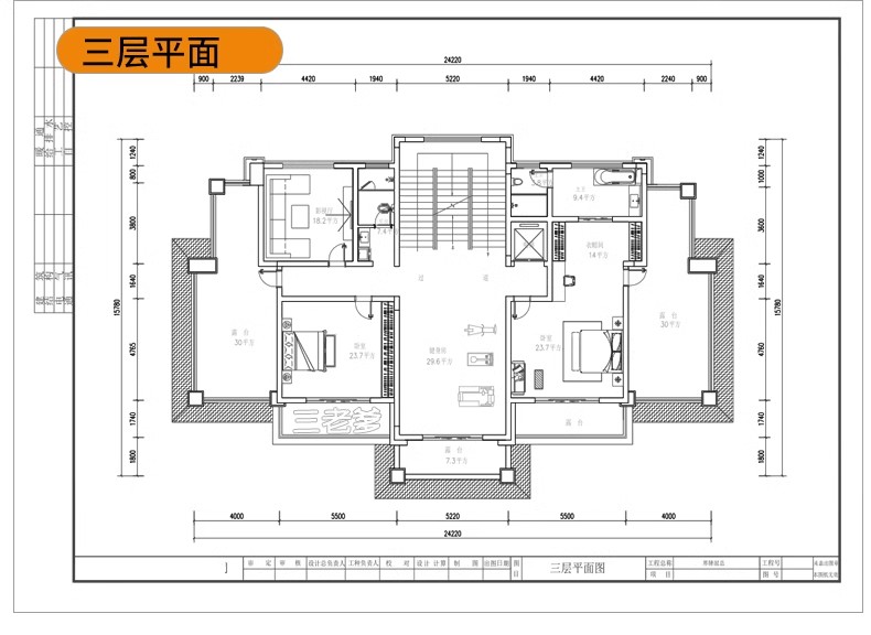 图片[97]-新自建房别墅房屋设计二层三层半小户型效果建筑农村CAD施工图纸-大怪兽分享