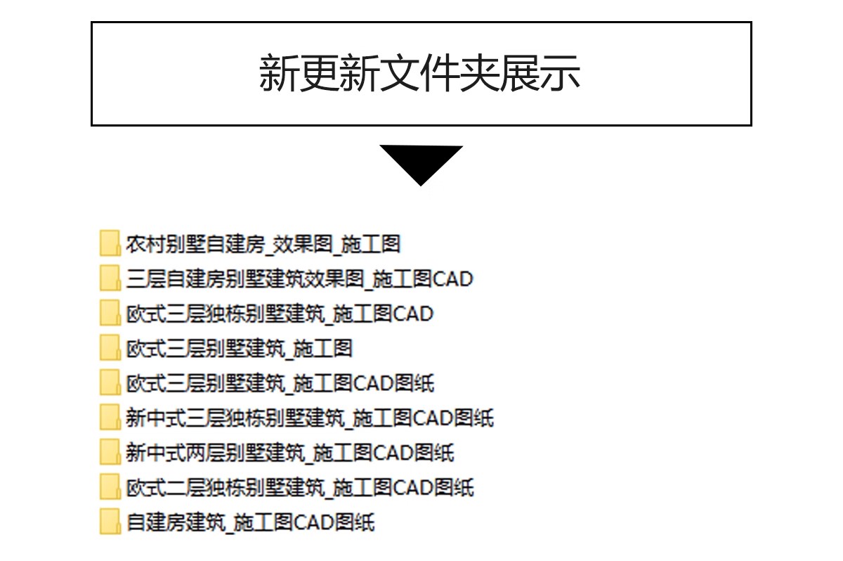 图片[11]-新自建房别墅房屋设计二层三层半小户型效果建筑农村CAD施工图纸-大怪兽分享