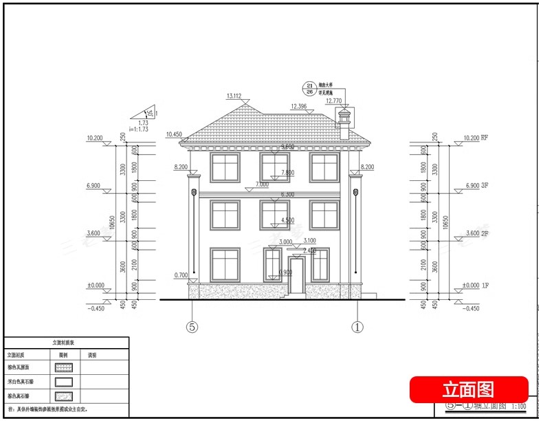图片[117]-新自建房别墅房屋设计二层三层半小户型效果建筑农村CAD施工图纸-大怪兽分享