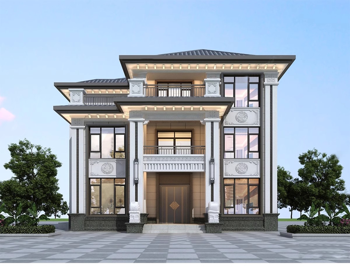图片[10]-别墅建筑SU模型CAD施工图配套度假村外观民宿独栋自建房草图大师-大怪兽分享