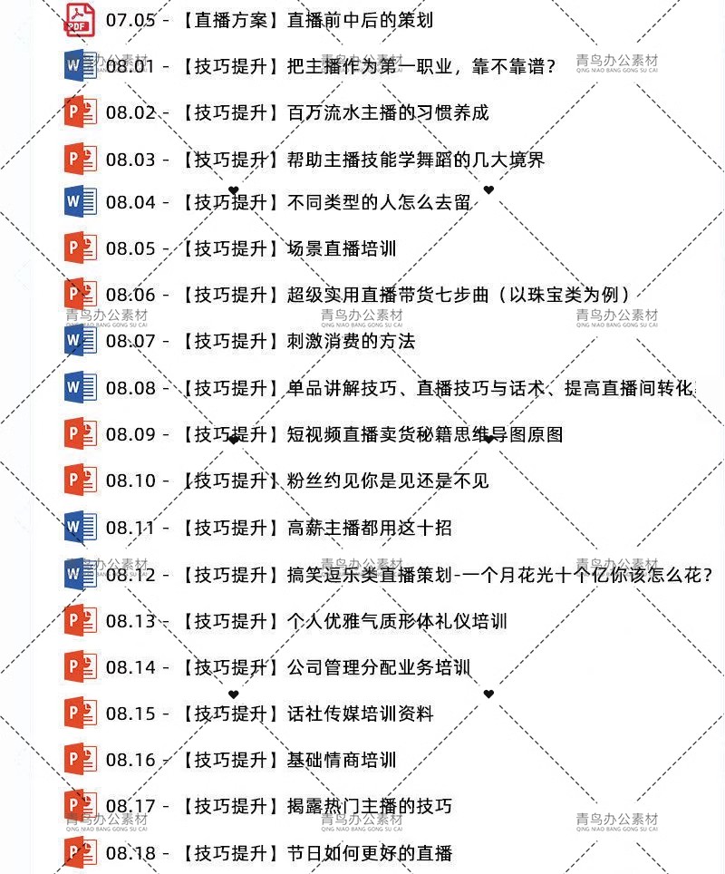 图片[13]-直播带货脚本网红带货话术抖音带货话术剧本淘宝电商直播方案台本-大怪兽分享