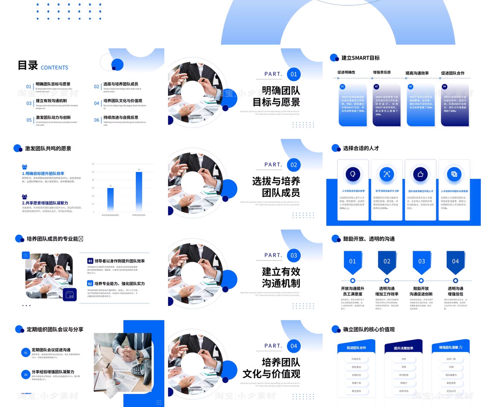图片[14]-企业公司团队合作团队建设管理工作领导力培训经验分享课PPT模板-大怪兽分享