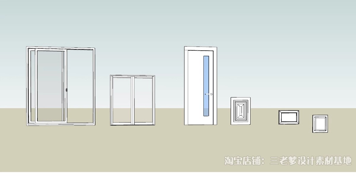图片[13]-SU动态组件库 sketchup草图大师SU模型设计素材库室内家装模块-大怪兽分享