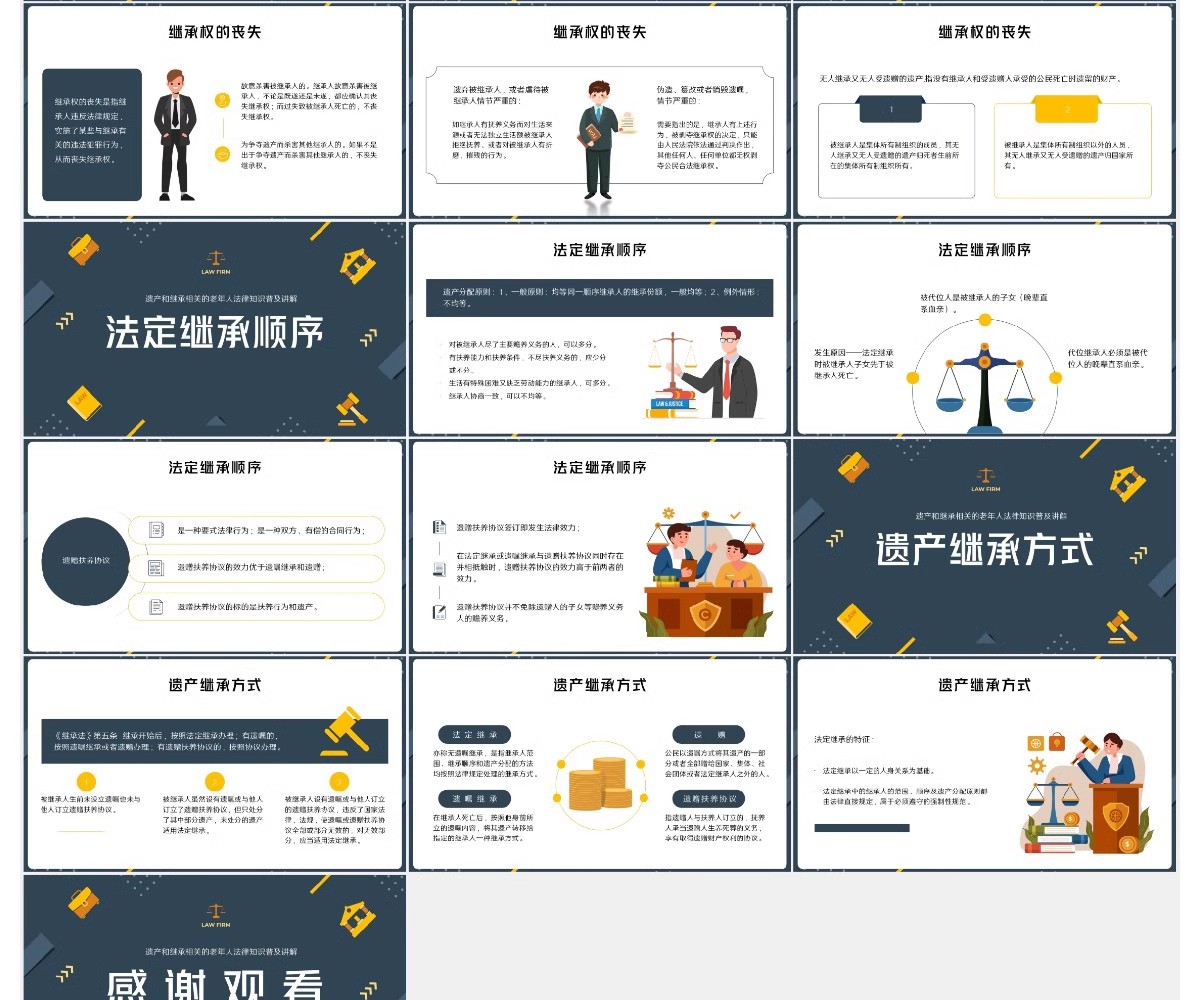 图片[15]-PPT模板 法学专业答辩律师工作汇报法律法规普法宣传讲座通用PPT-大怪兽分享