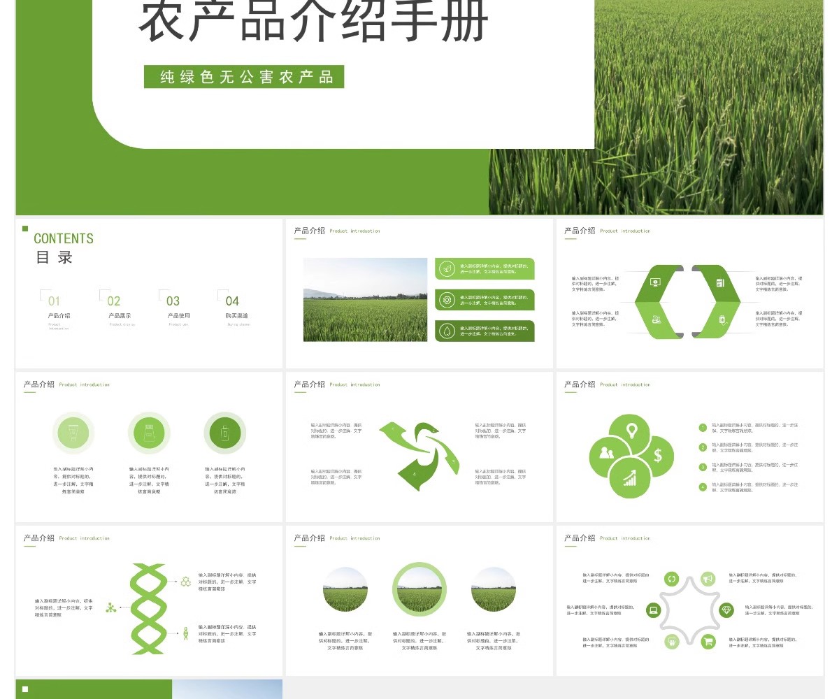 图片[15]-农业ppt模板绿色食品产品推介宣传介绍推广营销策划项目汇报课件-大怪兽分享