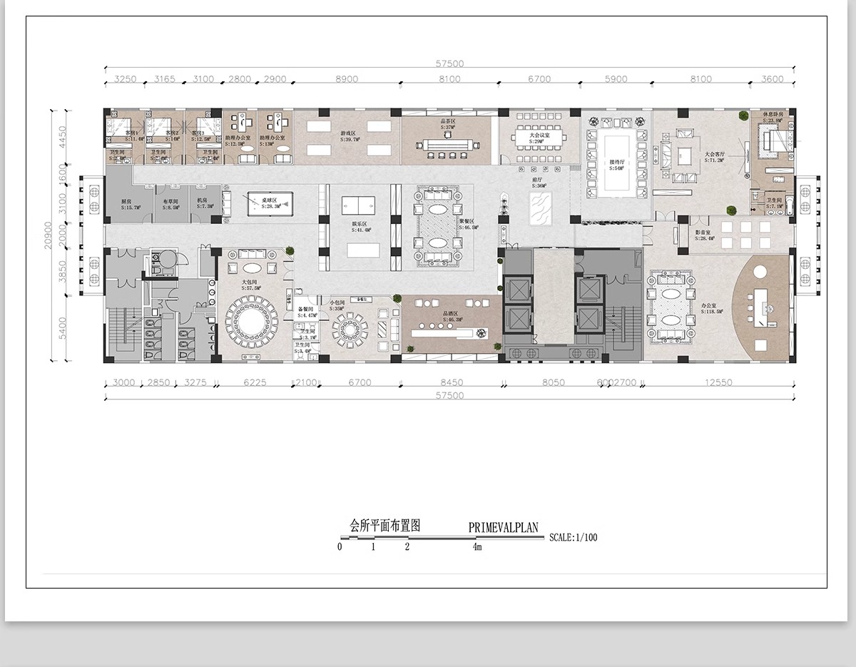 图片[14]-办公室CAD平面布局图工装家具办公空间室内设计方案施工图纸图库-大怪兽分享