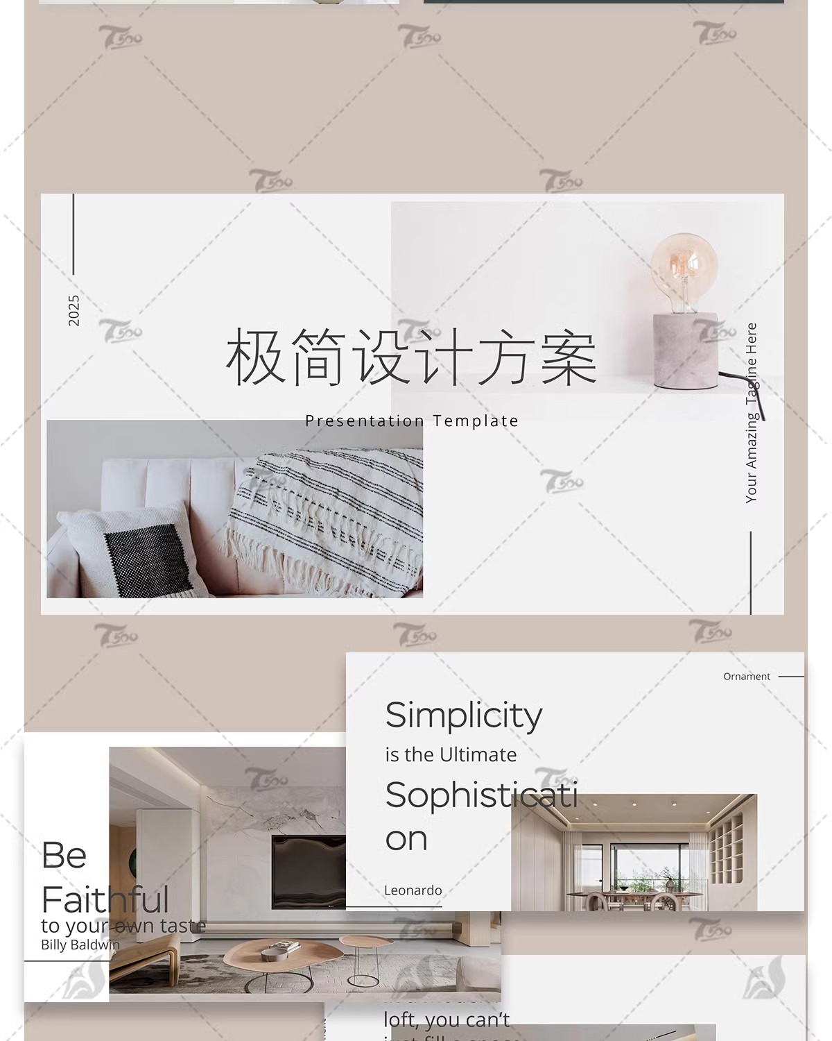 图片[4]-室内设计高级感ppt模板作品集方案汇报新中式答辩ppt模板简约案例-大怪兽分享