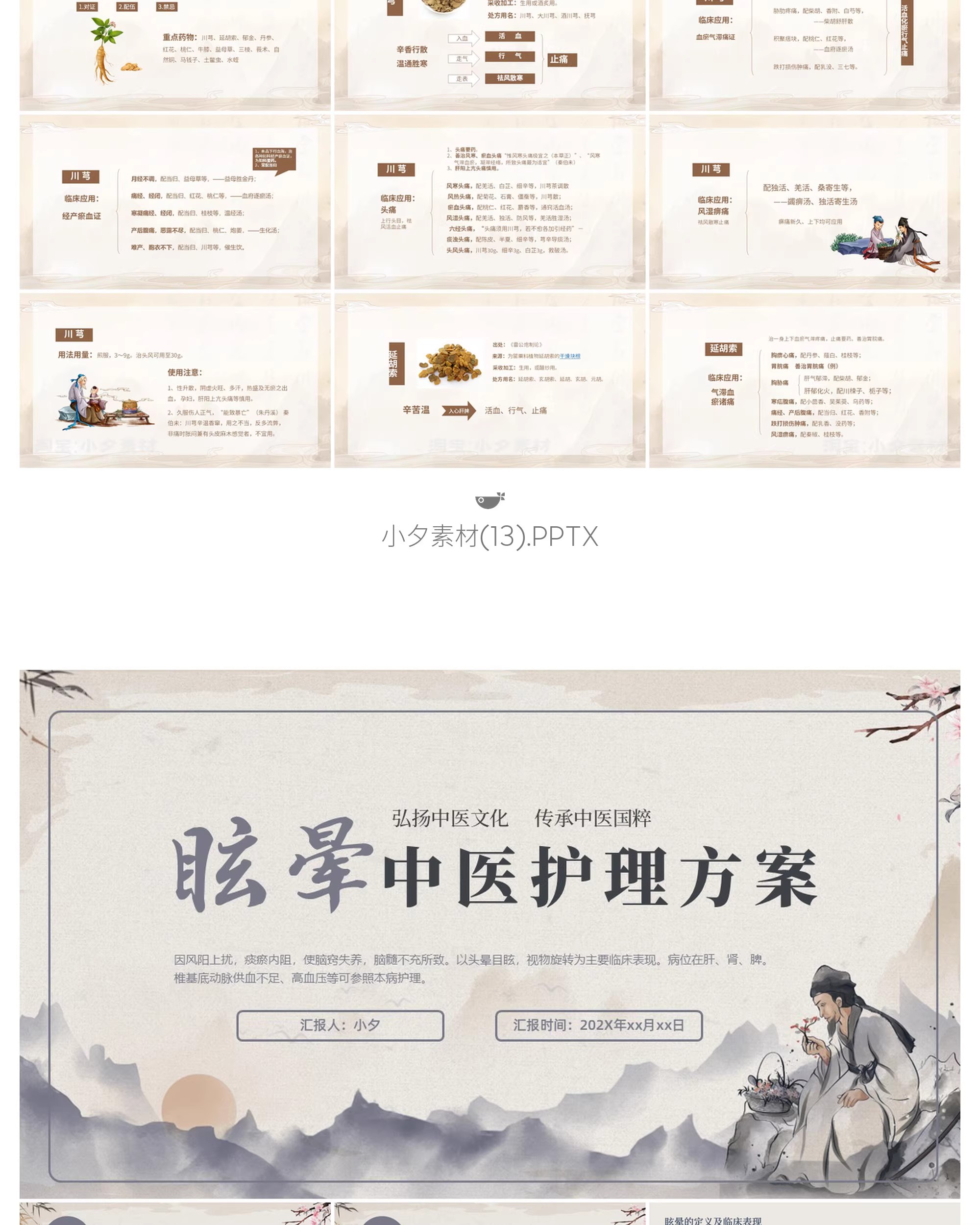 图片[17]-中国传统文化中医药草药养生培训知识文化宣传讲座说课件PPT模板-大怪兽分享