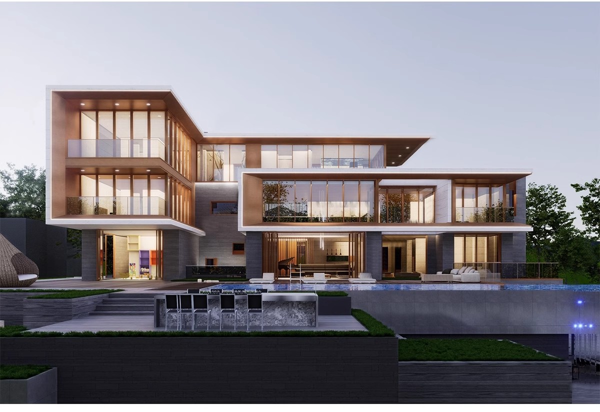 图片[15]-别墅建筑SU模型CAD施工图配套度假村外观民宿独栋自建房草图大师-大怪兽分享
