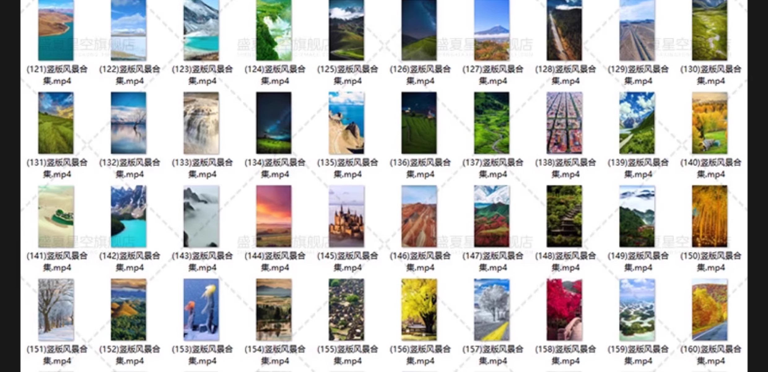 图片[10]-竖版唯美自然风景山川雪景河流景色抖音快手直播间背景短视频素材-大怪兽分享