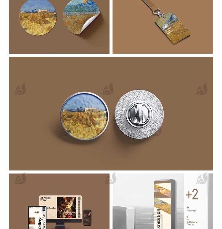 图片[5]-美术馆艺术展览博物馆品牌VI文创样机毕设提案海报PSD设计素材ps-大怪兽分享