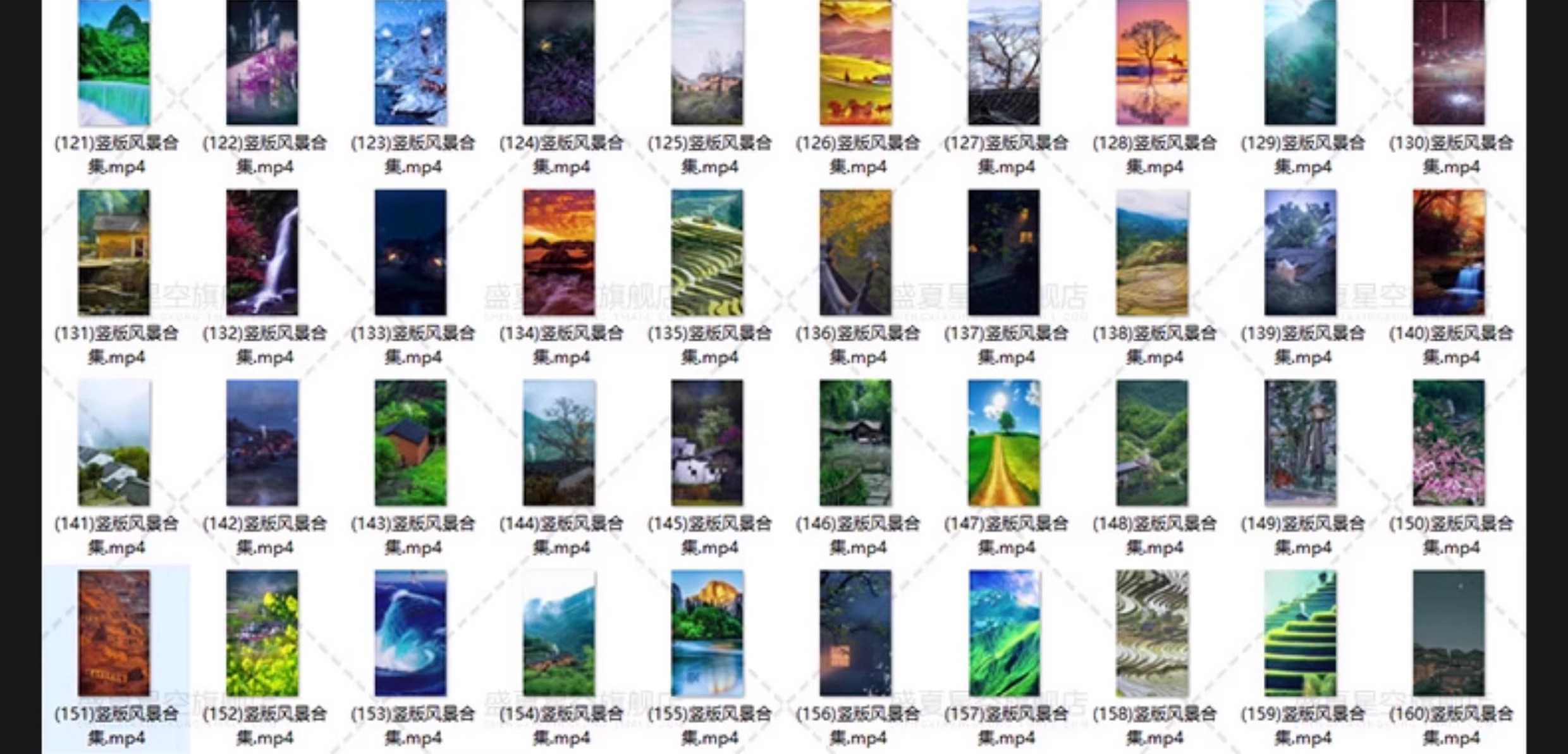 图片[13]-竖版唯美自然风景山川雪景河流景色抖音快手直播间背景短视频素材-大怪兽分享