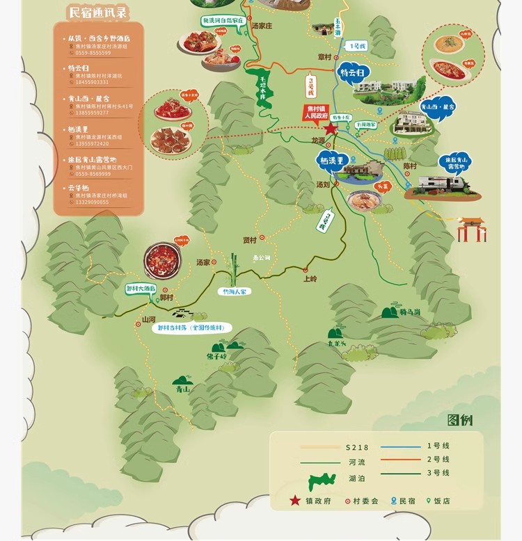 图片[11]-旅游导览模板行程线路建筑景观规划城规地图扁平风AI矢量环艺素材-大怪兽分享