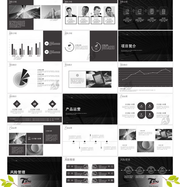 图片[13]-活动策划执行方案PPT模板 营销推广项目合作商业报告动态新款模板-大怪兽分享