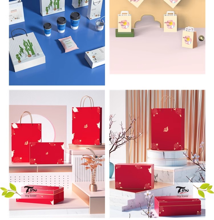 图片[12]-纸盒包装样机高端礼盒抽屉盒手提纸袋VI展台场景贴图设计psd素材-大怪兽分享