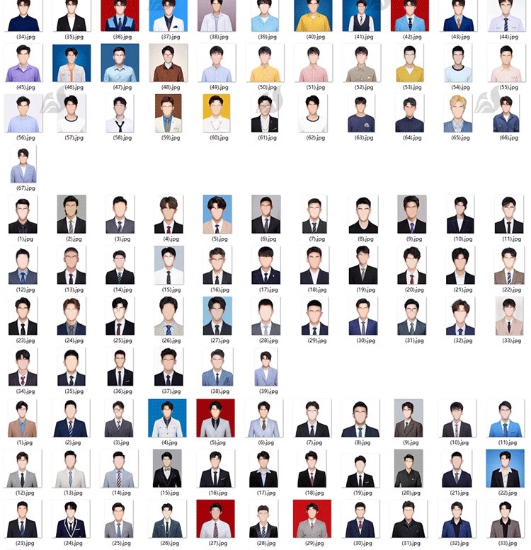 图片[17]-海马体证件照模板PS免扣男孩女孩学生西装睫毛发型头发五官素材-大怪兽分享