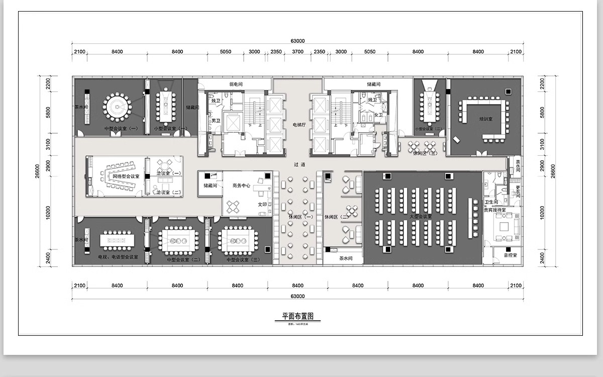 图片[38]-办公室CAD平面布局图工装家具办公空间室内设计方案施工图纸图库-大怪兽分享