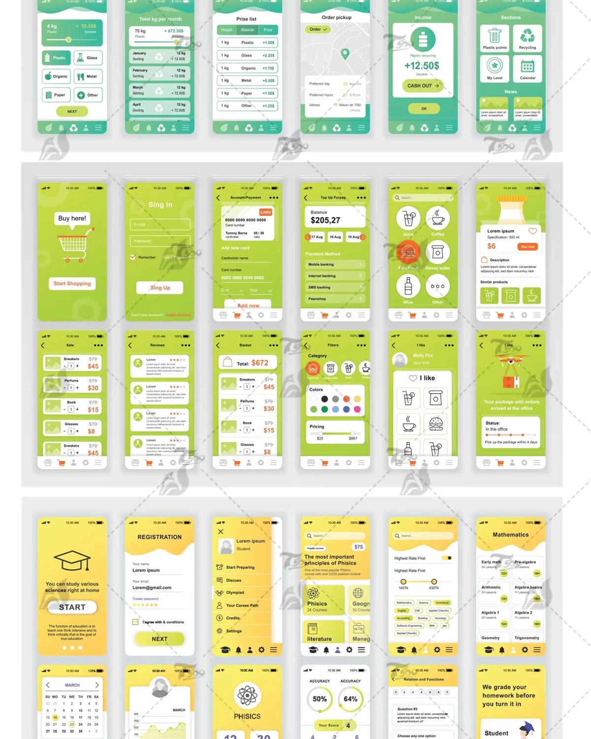 图片[31]-ui界面设计模板作品集样机高端APP页面毕业答辩psd交互sketch素材-大怪兽分享