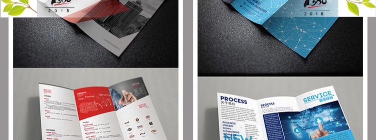 图片[30]-2023三折页模板素材 DM宣传册单创意企业PSD排版设计AI源文件CDR-大怪兽分享