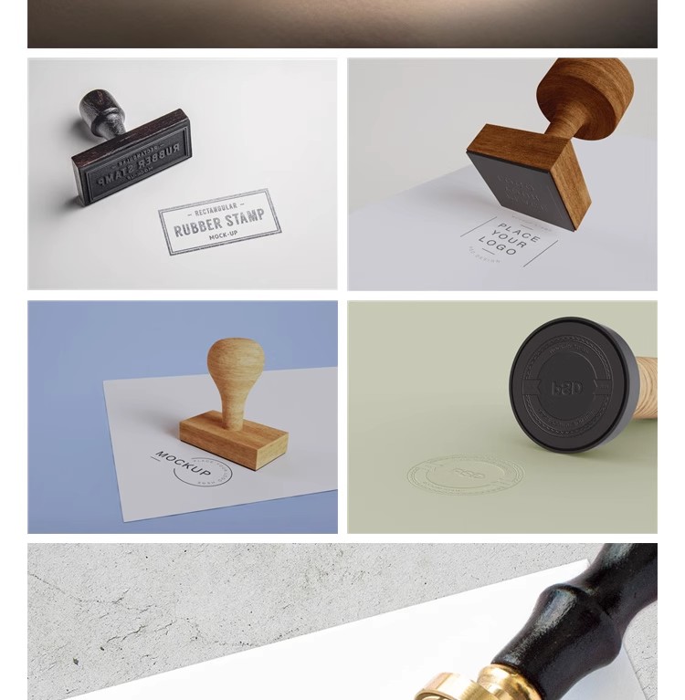 图片[30]-企业LOGO品牌标志效果提案3D立体烫金压痕VI样机PSD贴图设计素材-大怪兽分享