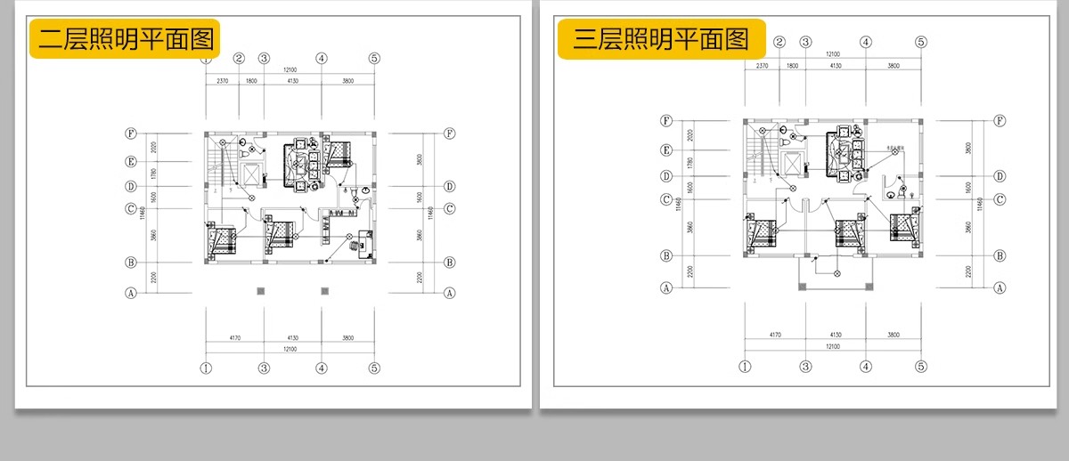 图片[88]-新自建房别墅房屋设计二层三层半小户型效果建筑农村CAD施工图纸-大怪兽分享
