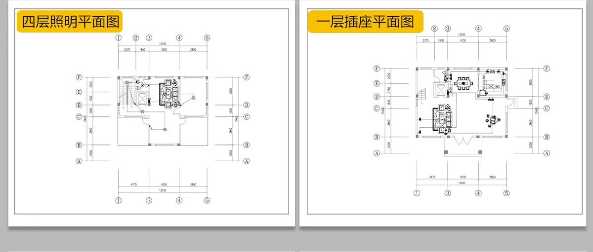 图片[89]-新自建房别墅房屋设计二层三层半小户型效果建筑农村CAD施工图纸-大怪兽分享