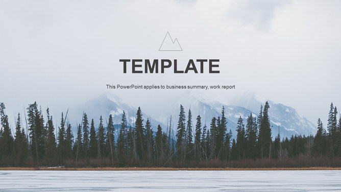 简约时尚欧美风PPT模板下载-大怪兽分享