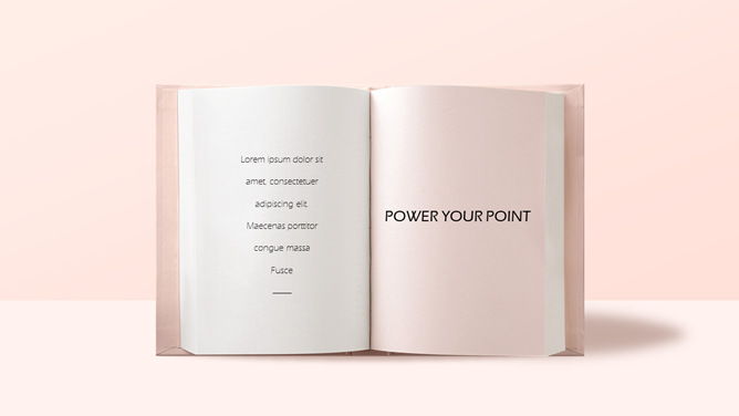 创意书本纸张文本PPT模板-大怪兽分享