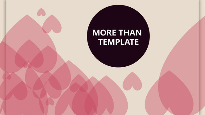 精美浪漫爱情恋爱PPT模板-大怪兽分享