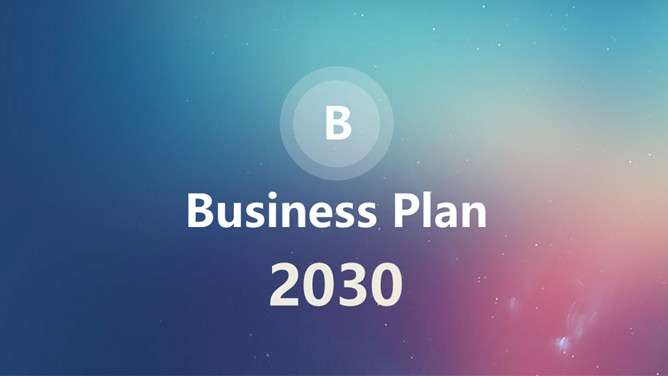 商务通用苹果IOS风PPT模板-大怪兽分享