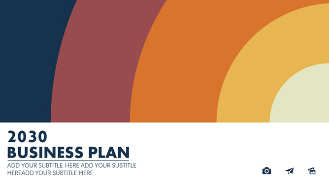 精美复古色调商务PPT模板-大怪兽分享