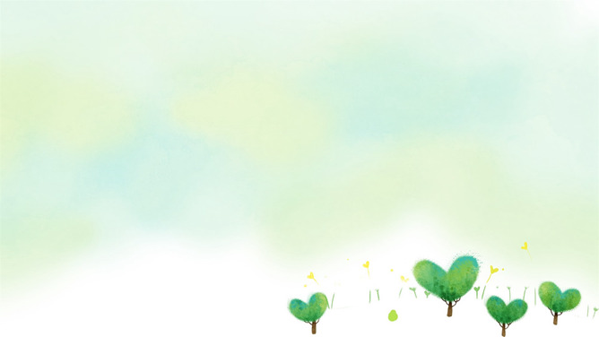 淡雅渐变绿色PPT背景图片-大怪兽分享