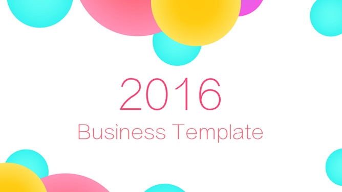 4页极简IOS风PPT封面模板-大怪兽分享