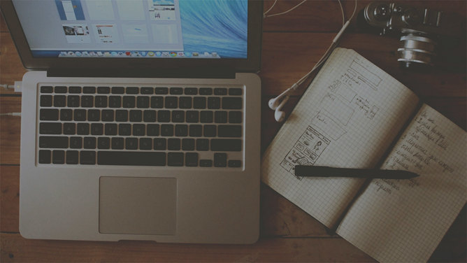 电脑办公桌面PPT背景图片-大怪兽分享