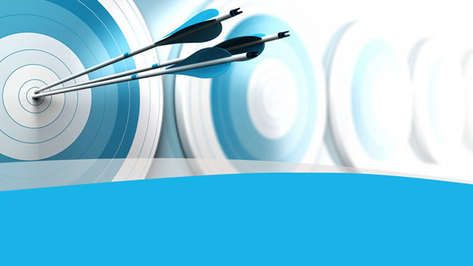 目标命中靶子PPT背景图片-大怪兽分享