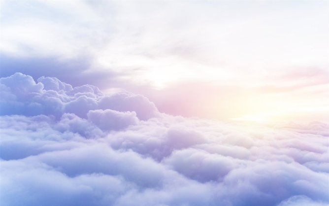 恢弘壮阔的云海PPT背景图片-大怪兽分享