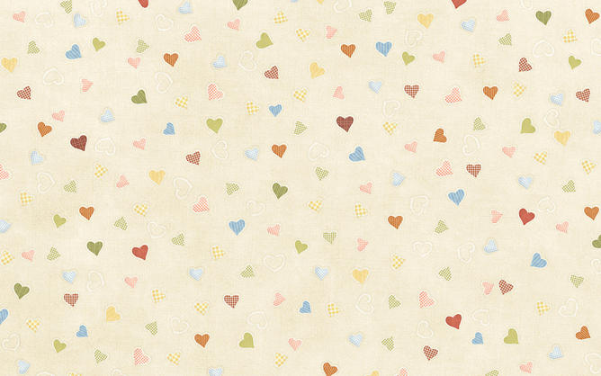 布纹可爱桃心PPT背景图片-大怪兽分享