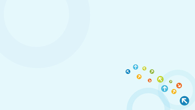 清新箭头PPT背景图片-大怪兽分享