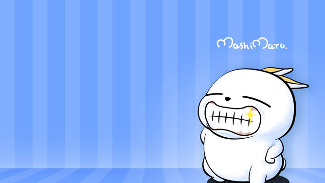 可爱的流氓兔PPT背景图片-大怪兽分享