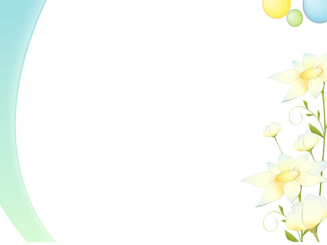 简约淡雅花朵幻灯片图片-大怪兽分享