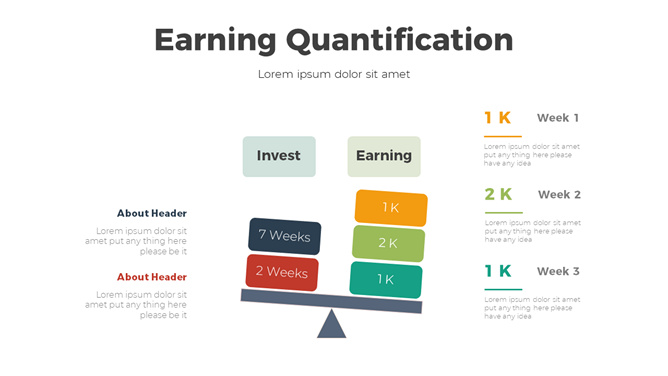 跷跷板对比PPT图形素材-大怪兽分享