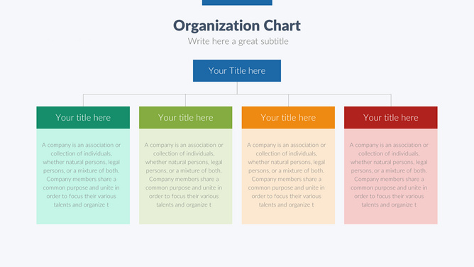 总分关系文本框PPT素材-大怪兽分享
