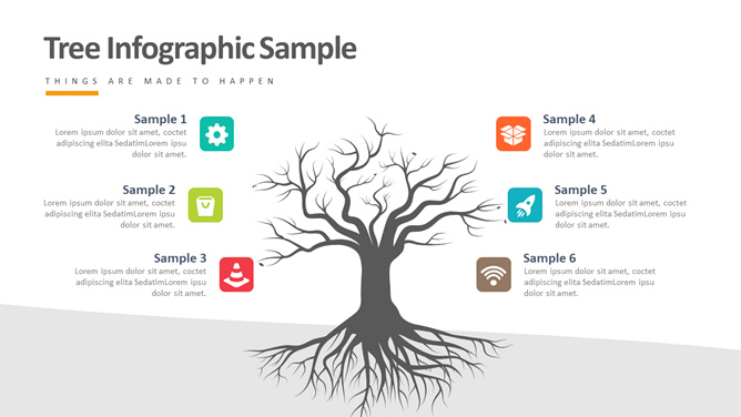 大树树根树枝PPT素材-大怪兽分享