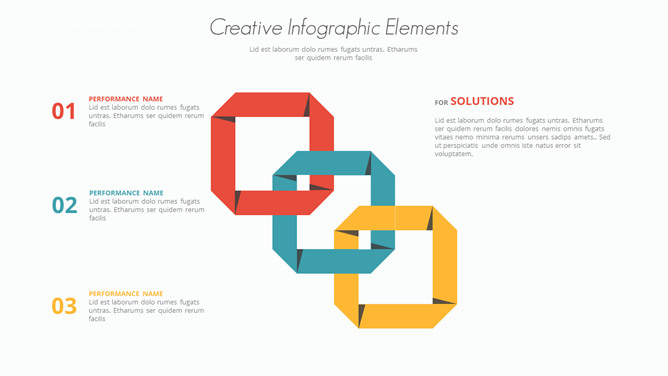 三项关联关系PPT图形-大怪兽分享