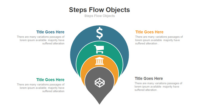 水滴形包含关系PPT图形-大怪兽分享